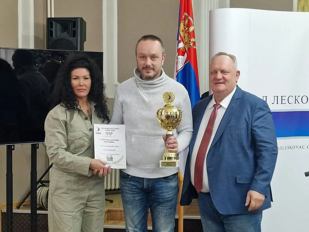 Marjan Nikolić je i najbolji trener u Leskovcu za 2024. godinu (© OK Dubočica)